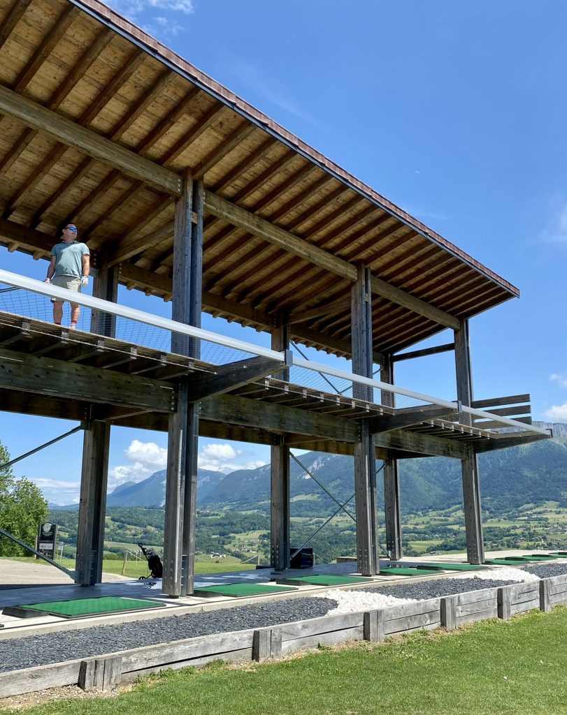 Practice a étage a Annecy au Golf du Belvédère Annecy