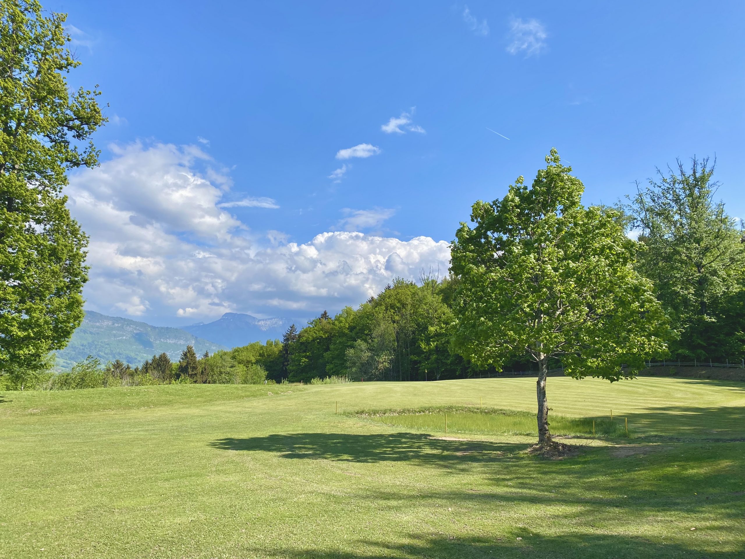 Stratégie de parcours au golf - parcours 9 trous en Haute Savoie