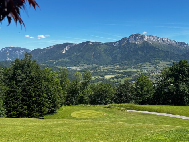 Parcours de golf en haute savoie